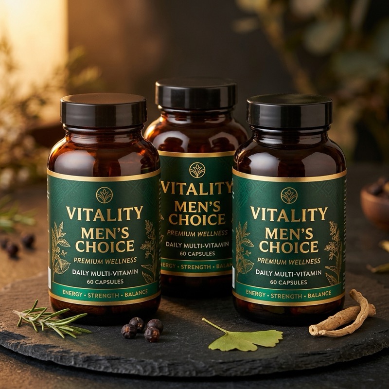 3 Botol Vitality Mens Choice