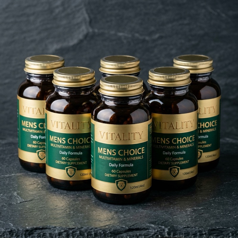 5 Botol Vitality Mens Choice